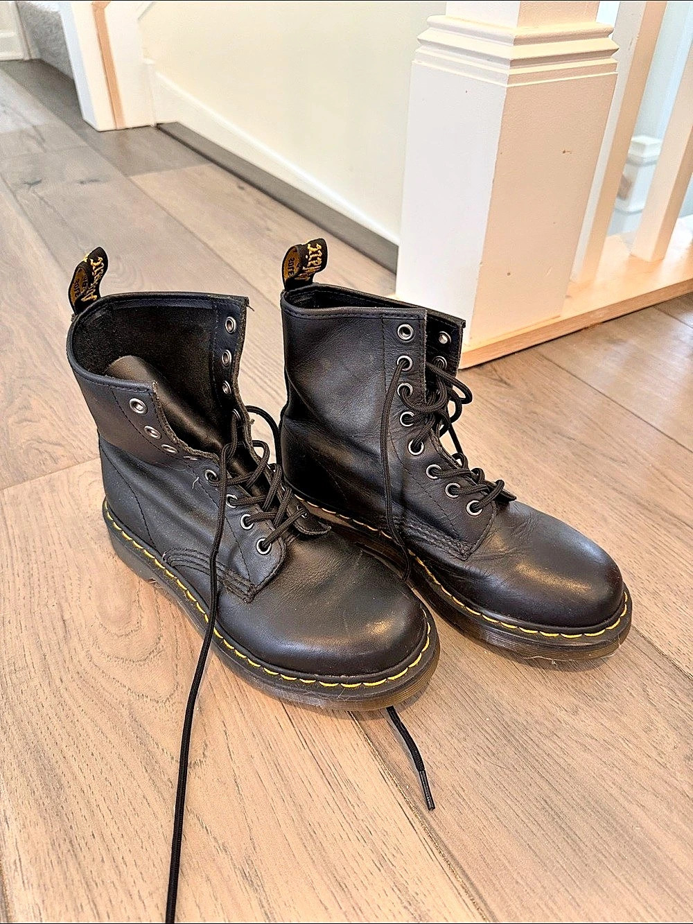 Dr. Martens  Leather Lace-up Boots